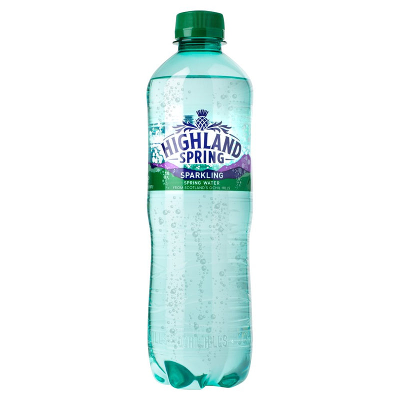 Highland Spring Sparkling Water, Pack of 500ml