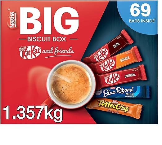 Nestle KitKat and Friends The Big Biscuit Pack of 69 Bars