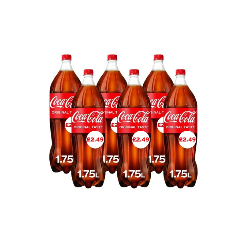 Coca Cola Original Soft Drink Pack of 1.5Litre Bottles