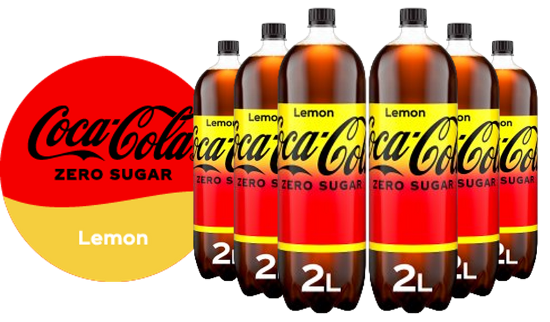 Coca Cola Lemon Zero sugar - 6x2ltr