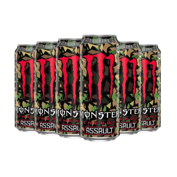 Monster Assault Energy Drink 500ml Pack