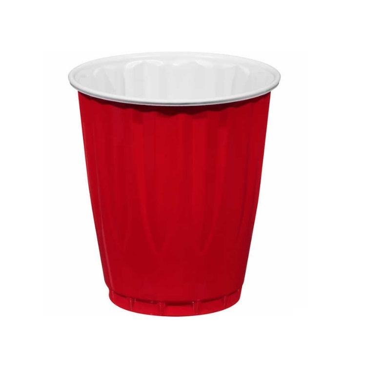 Kirkland Signature Chinet 18 oz Red Plastic Cup, 240 Count