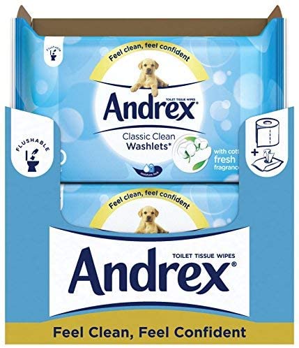 Andrex - Classic Clean Washlets 40 Pack x 1