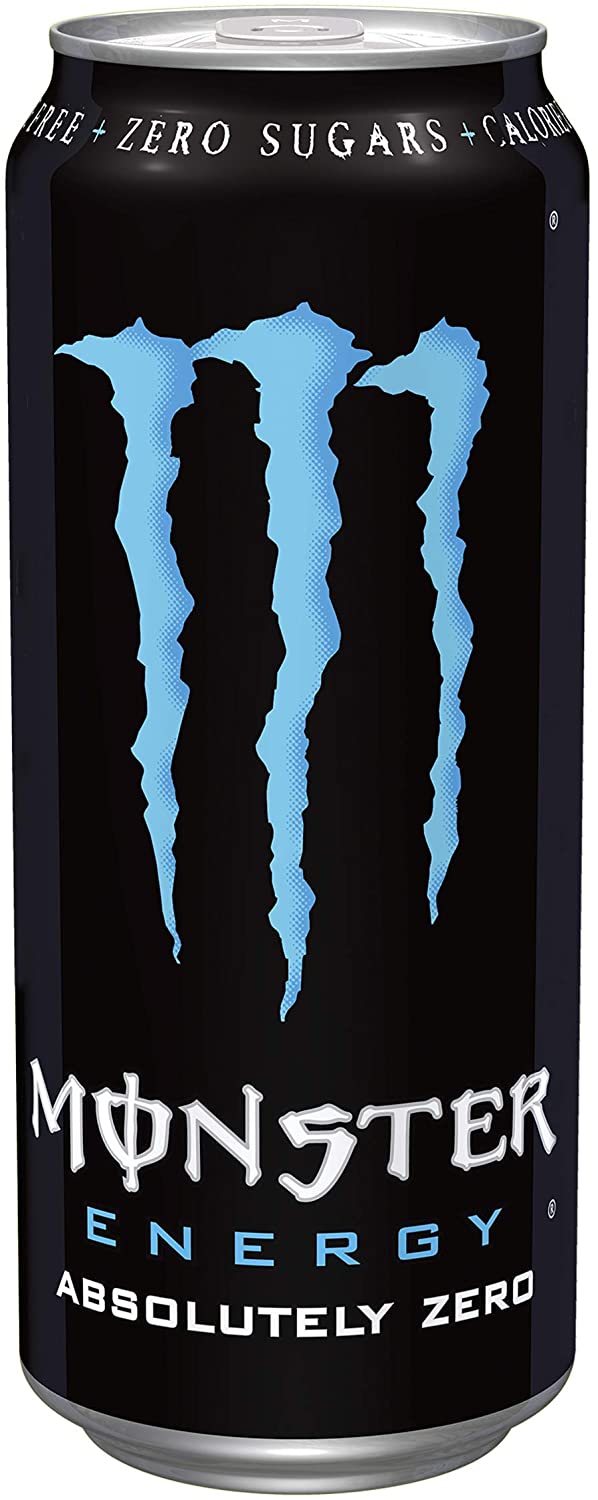 Monster Absolute Zero Sugar Energy Drink 500ml Pack