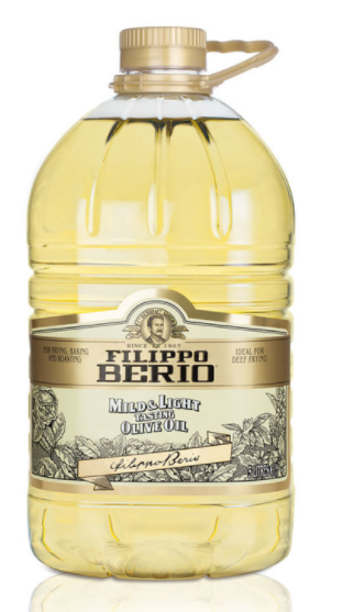 Filippo Berio Mild & Light Olive Oil, 5L