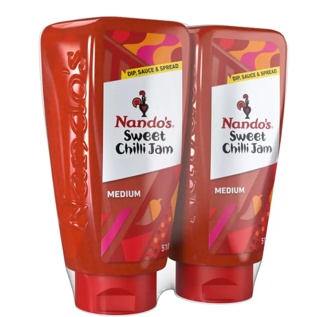 Nando's Sweet Chilli Jam, 2 x 510g