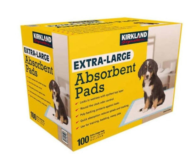 Kirkland Signature Extra-Large Absorbent Pads, 100 pack