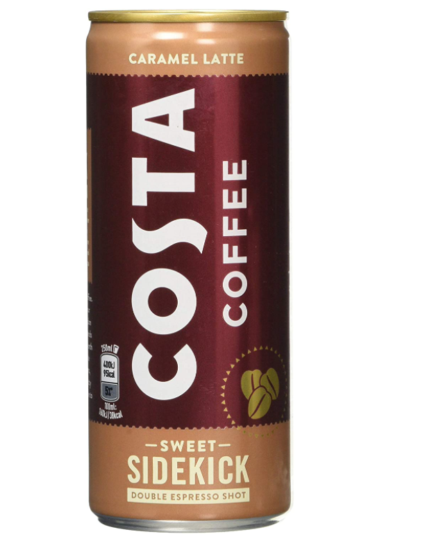Costa Coffee Caramel Latte Pack of -12 x 250ml can