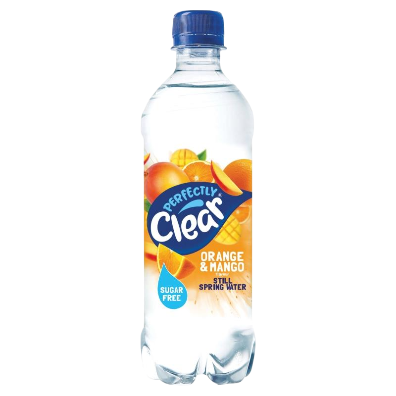 Perfectly Clear Ornage & Mango Still Spring Water Pack of 12x500ml