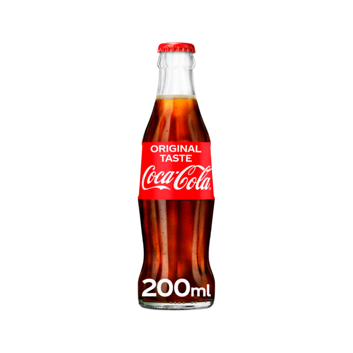Coca Cola Original Soft Drink 200ml Glass Bottles