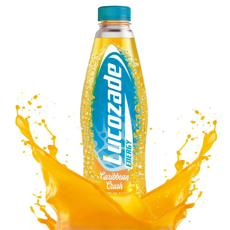 Lucozade Energy Drink Carribbean Crush Pack of 500ml Bottle