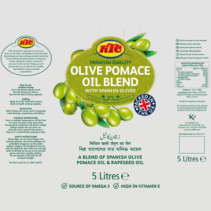 KTC Pomace Oil Blend Pack of 5L