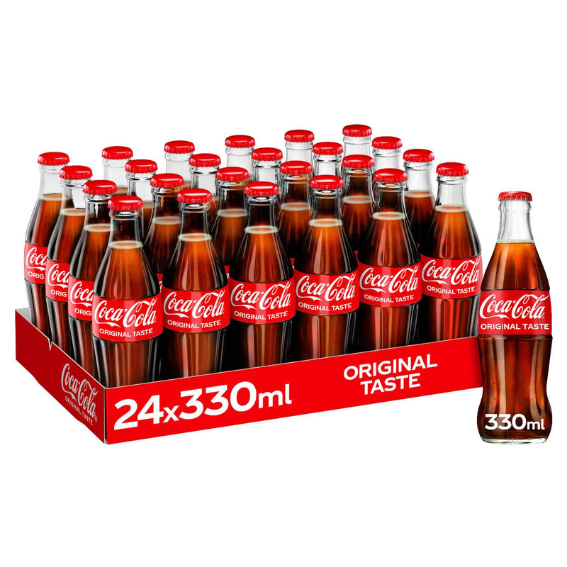 Coca Cola Original Glass Bottle 330ml Pack