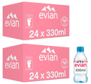 Evian Still Mineral Water Pack of  330 ml bottles