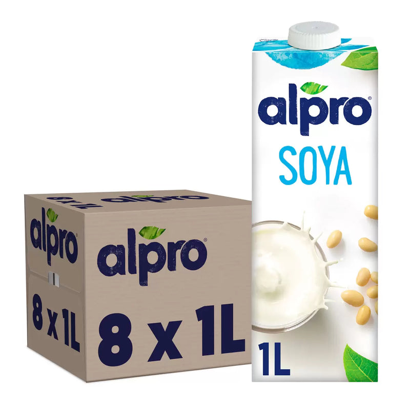 Alpro Soya Drink Pack of 8x1L