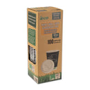 iECO Recyclable Triple Wall Hot Cups & Lids,340 ml, 12oz x 100 Pack