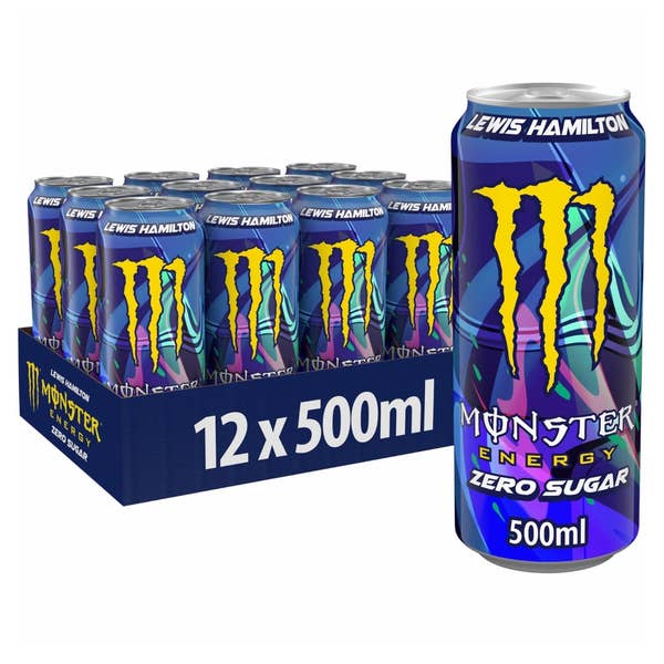 Monster Energy Drink Lewis Hamilton Zero Sugar 500ml Pack