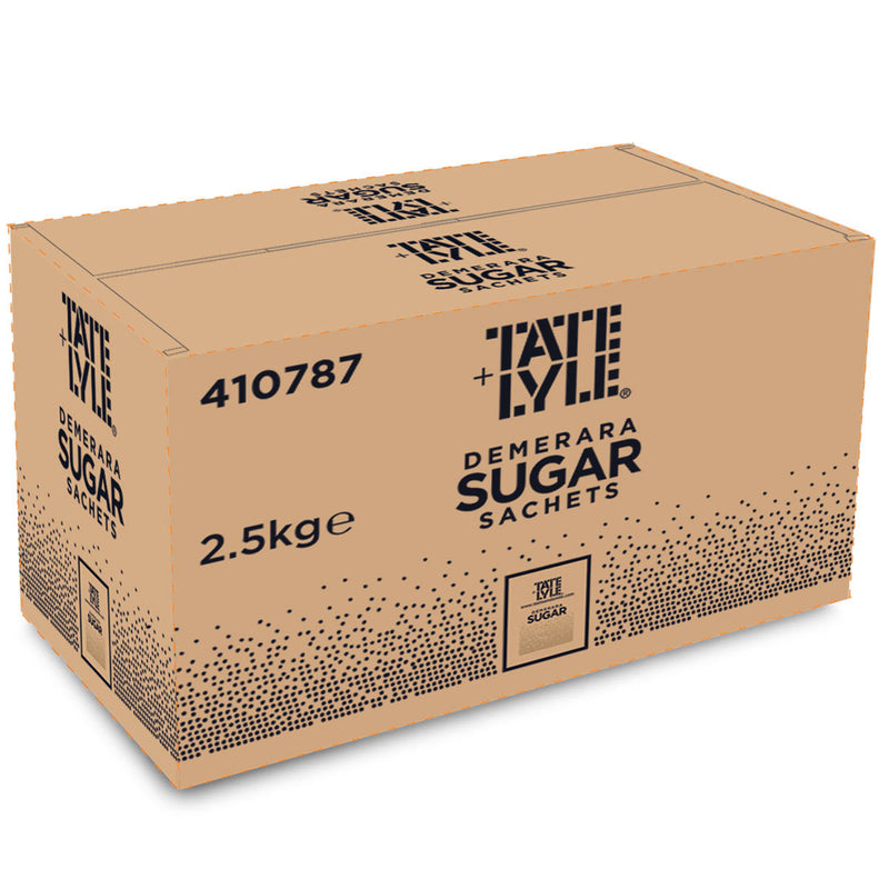 Tate & Lyle Demerara Sugar Sachets Pack of 1000x2.5g