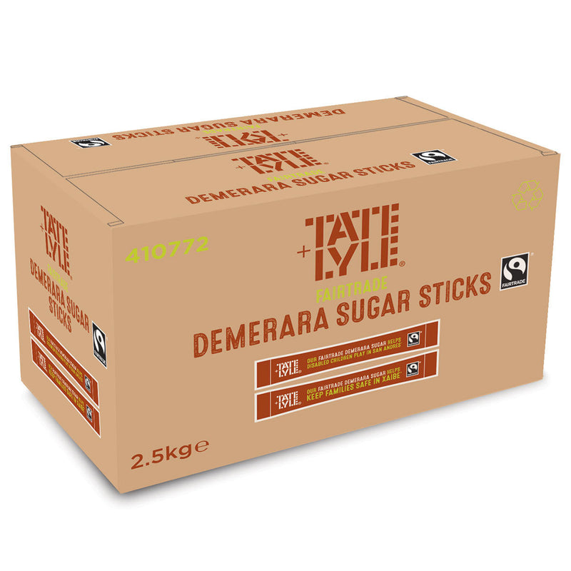 Tate & Lyle Demerara Sugar Sticks Pack of 1000x2.5kg