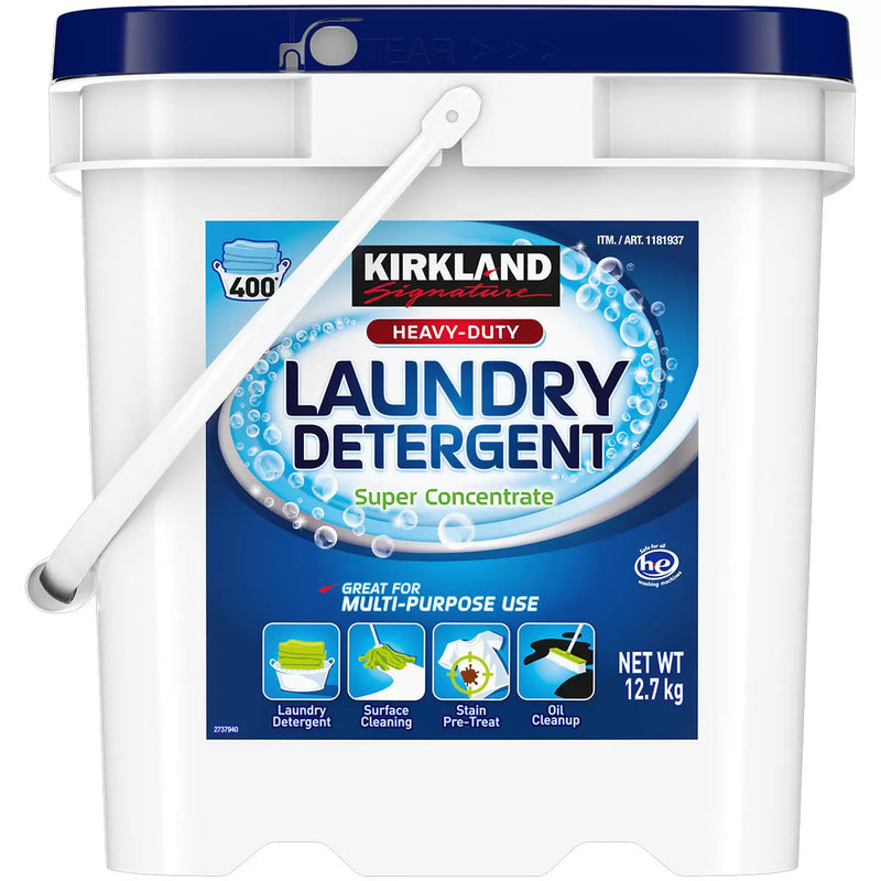 KIRKLAND SIGNATURE Non-Bio Concentrate Laundry Detergent 400 Wash Pack of 12.7 kg