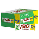 Nestle Aero Peppermint Mint Chocolate Bar Pack Of 24x36g