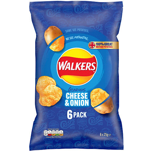 Walkers Crisps Pack of 18 x (6 x 25g)
