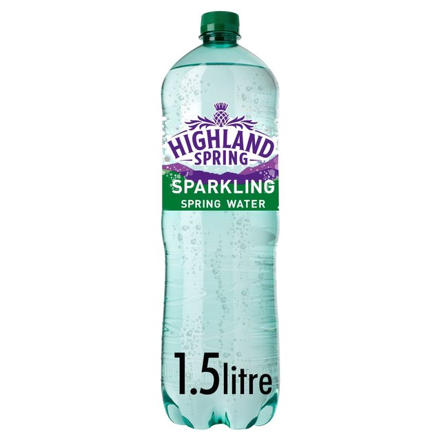 Highland Spring Sparkling Water, Pack of 1.5ltr