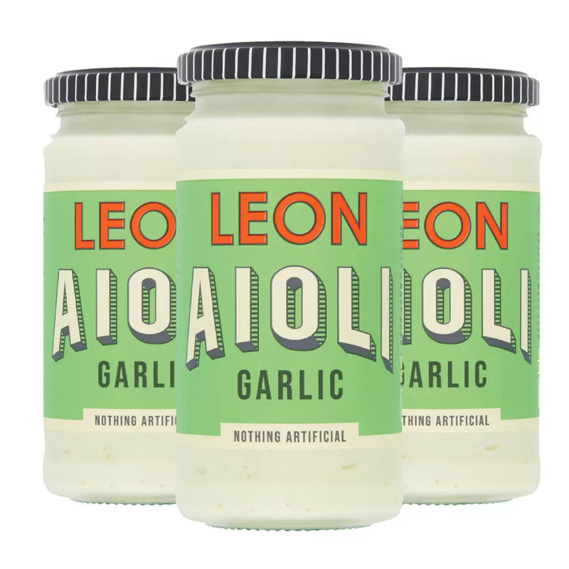 LEON Aioli Garlic Pack of 3 x 240ml