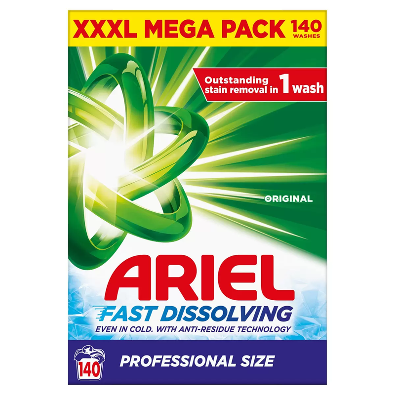 Ariel Professional Washing Powder Pack of 140 Wash
