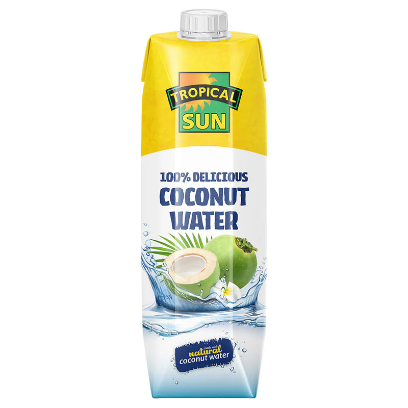 Tropical Sun Natural Coconut  Water 6x1ltr