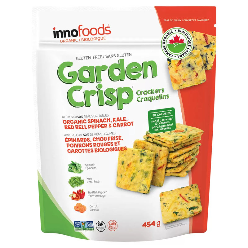 Inno Foods Organic Garden Crisp Crackers Pack of 454g