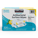 Kirkland Signature Antibacterial Surface Wipes Pack of 4 x 80 Wipes (320 Sheets)