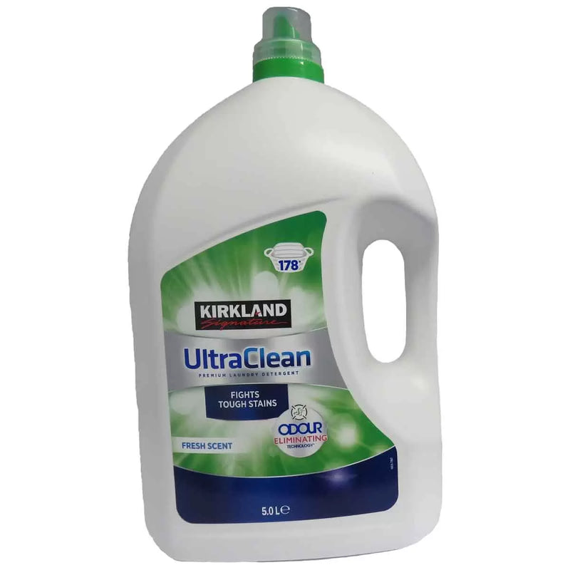 Kirkland Signature Ultra Clean Bio Laundry Detergent Pack of 5ltr (178 wash)