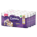 Cushelle Quilted 3-Ply Longer Rolls Toilet Tissue Pack of 4x8 Pack (236 Sheets)