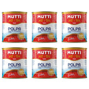 Mutti Polpa Chopped Tomatoes Pack of 6x790g
