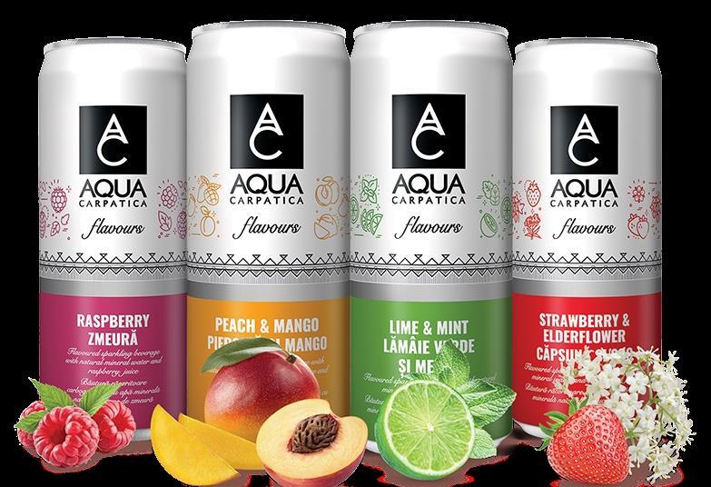 Aqua Sparkling Variety Flavors  Water Pack of -24 x 330 ml