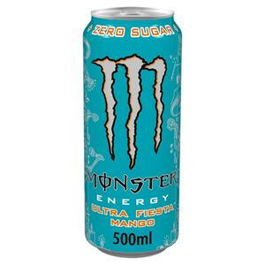 Monster Energy Drink Ultra Fiesta Mango Zero Sugar  500ml Pack