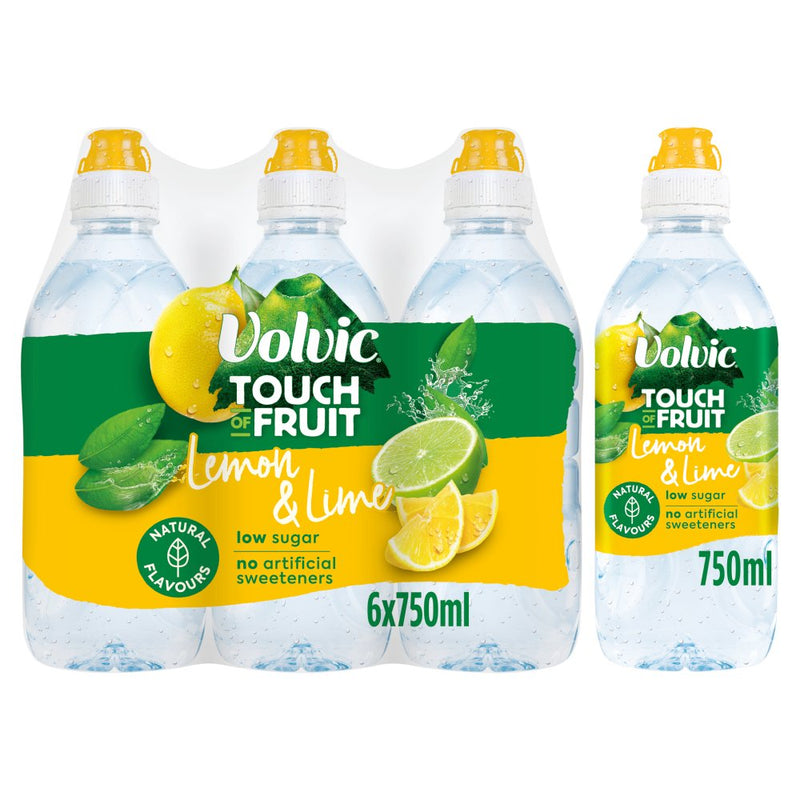 Volvic Touch of Fruit Sugar free & low suagr Natural Flavoured Water Variety Packs