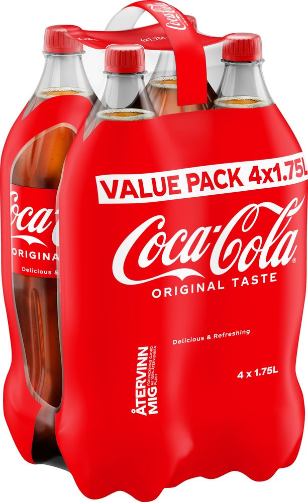 Coca Cola Original Soft Drink 1.5Litre Bottles