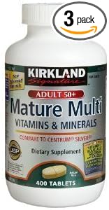 Kirkland Signature Mature Multi Vitamins Pack of 400ct