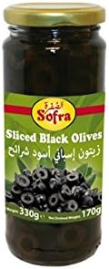 Sofra Spanish Olive Sliced Black 340g x 12