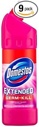 DOMESTOS PINK BLEACH 750ml X 9 PACK BUNDLE