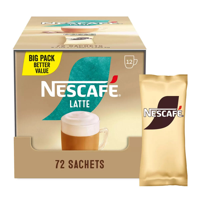 Nescafe Latte Sachets Pack of 72 x 18g