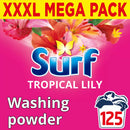 Surf Tropical Laundry Powder  Pack of 125 Wash