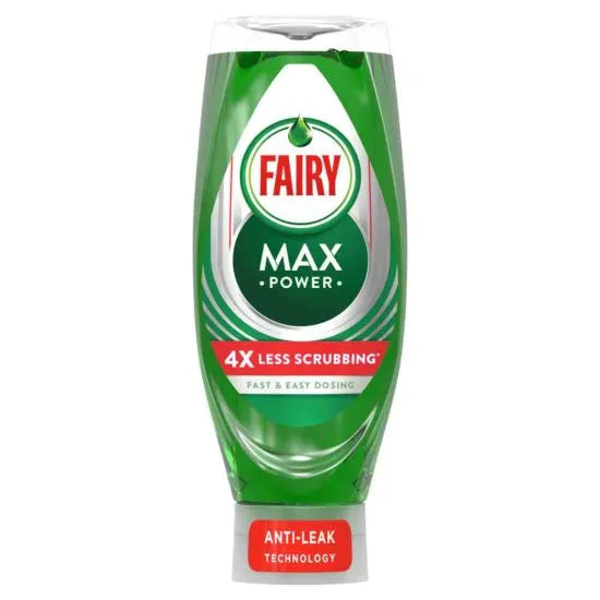 Fairy Max Power Washing Up Liquid Pack of 8 x 640ml