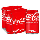 Coca-Cola Original Soft Drink 330ml Pack Cans