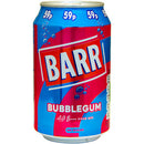 BARR Bubblegum Flavour Fizzy Soft Drink Pack of 24x330ml