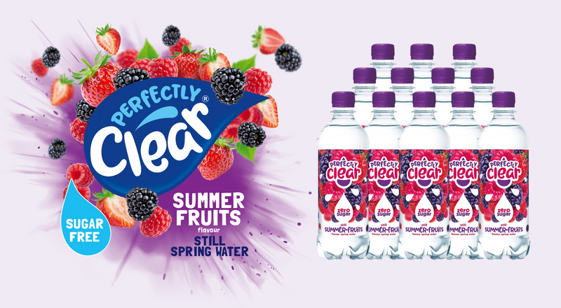Perfectly Clear Still Summer Fruits Flavoured Water Pack of 12x500ml