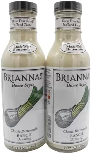 Briannas' Classic Buttermilk Ranch Dressing, 2 x355ml