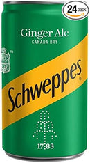 Schweppes Canada Dry Ginger Ale 150ml Mini Can - 24 Pack